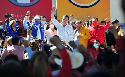 “La alianza es con los duranguenses", asegura Esteban Villegas al registrarse como candidato a gubernatura