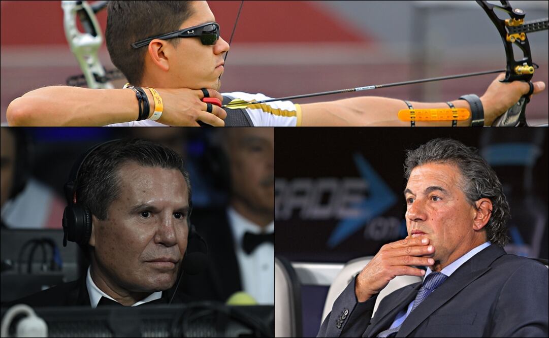 Juan René Serrano, Julio César Chávez y Rubén Omar Romano - Foto: Especial