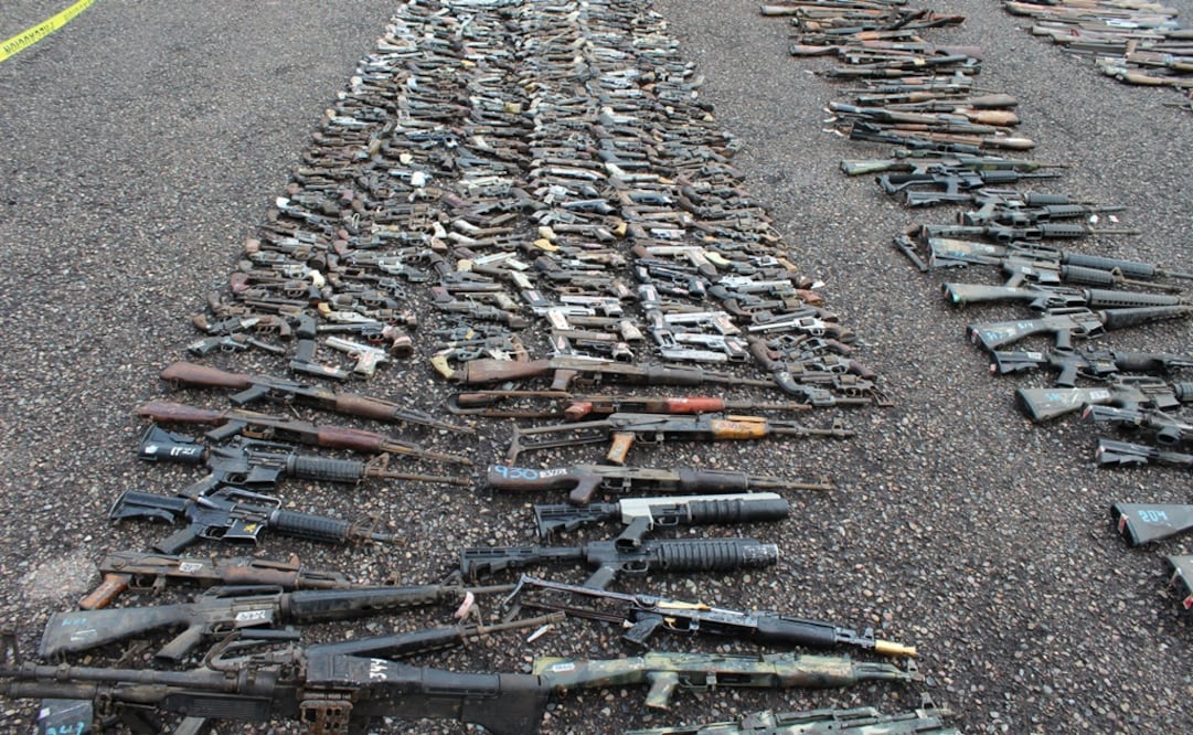 El armamento fue inutilizado en instalaciones militares tanto de Tamaulipas como de Sinaloa. /Especial