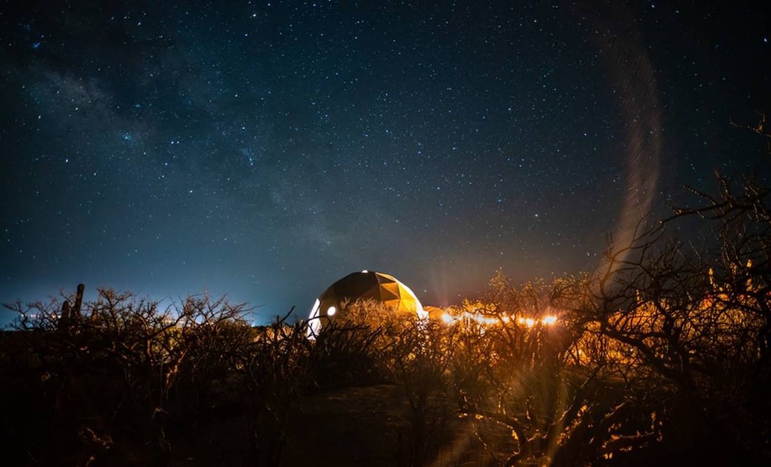 Se encuentra a 50 minutos de La Paz. Fotos: Quercus Baja Glamping