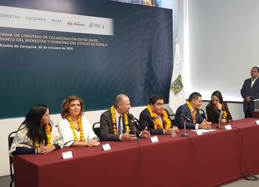Gobierno de Puebla firma convenio con el INAES y Banco del Bienestar