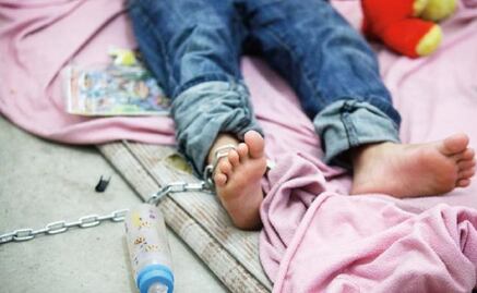 Rescatan a menor encadenado en una vivienda en Culiacán, Sinaloa