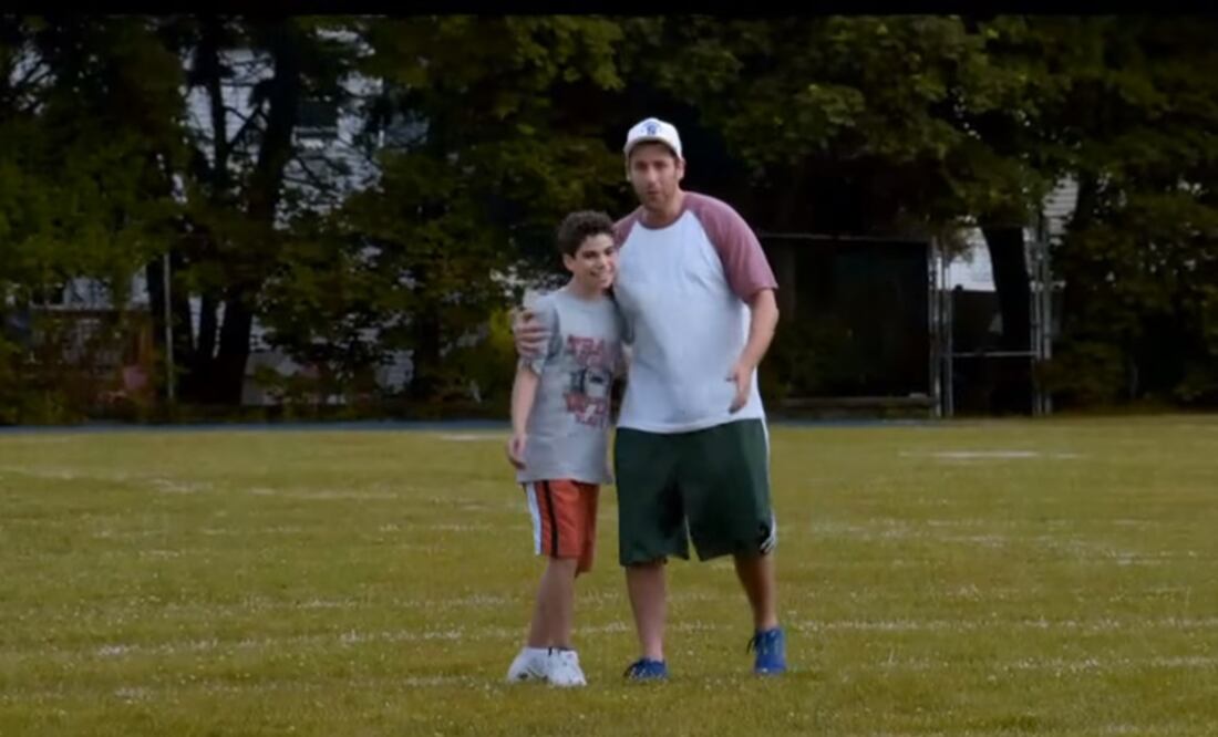 Adam Sandler y Cameron Boyce. Foto: Captura tráiler "Son como Niños 2"