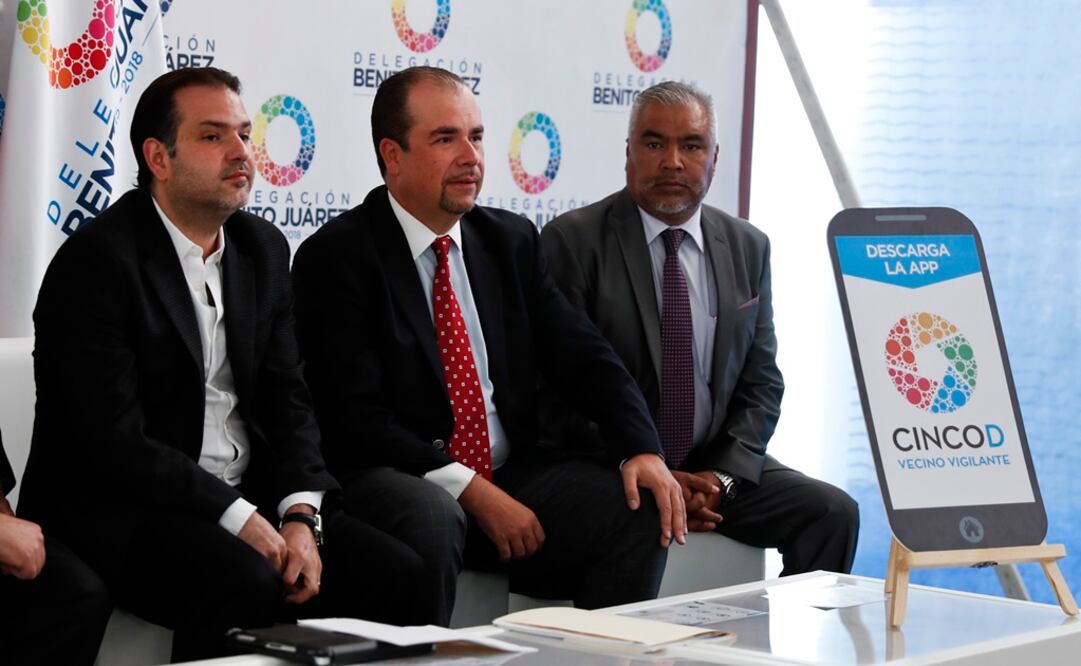 Presentación de la aplicación para teléfonos móviles Cinco D. (Foto: Cristopher Rogel Blanquet/El Universal)