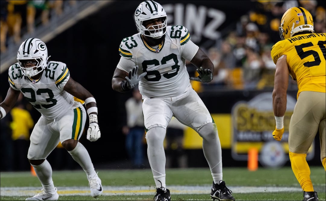 Rasheed Walker, tackle ofensivo de los Packers / Foto: AP