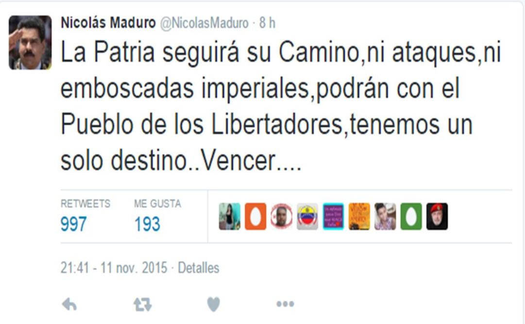 (Foto: Tomada de @NicolasMaduro)