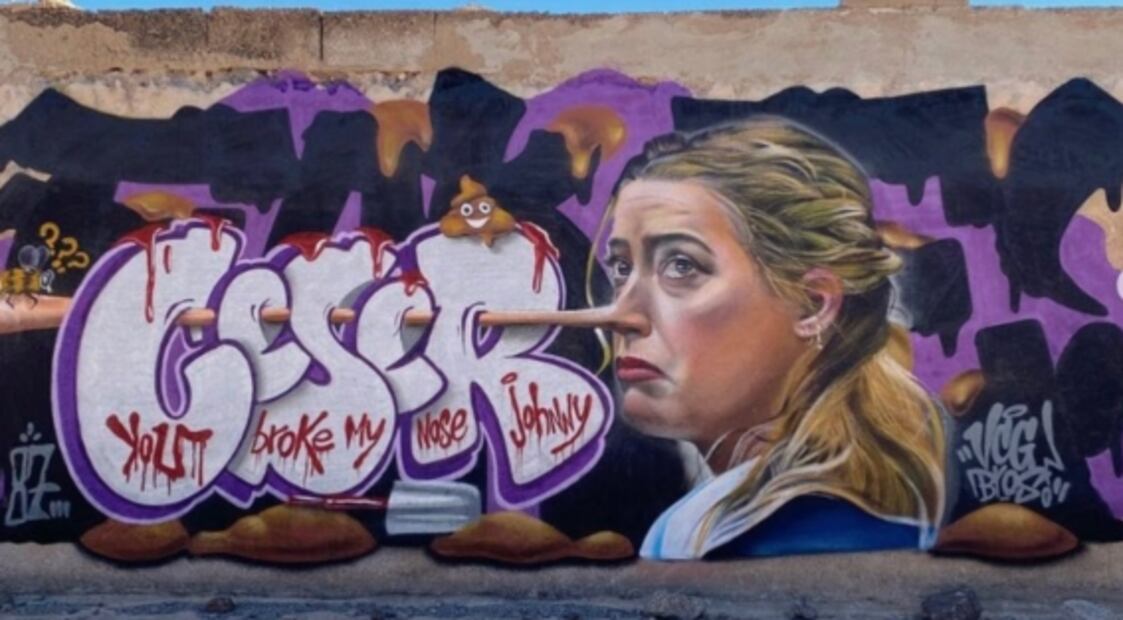 Amber Heard con nariz de Pinocho circula en redes tras veredicto en juicio contra Depp