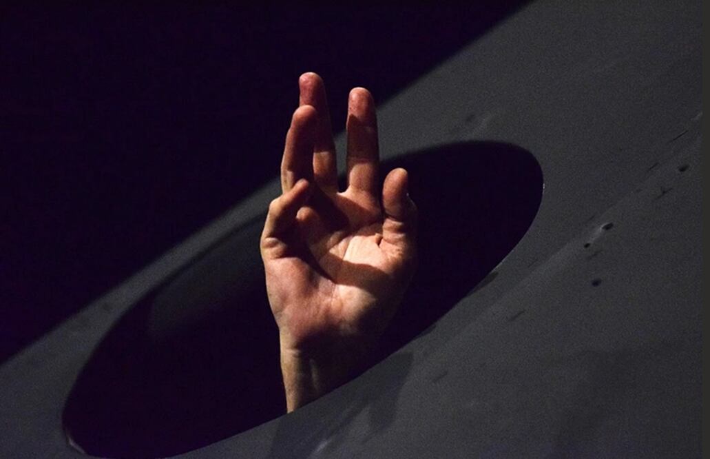 "Días felices" de Samuel Beckett es representada por el dramaturgo Arturo Ríos.
Foto: Arturo Ríos, cortesía