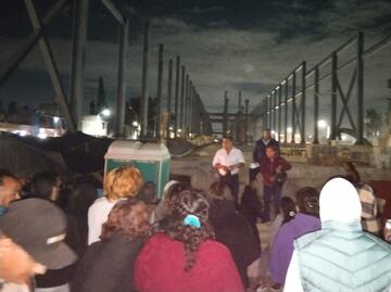 Ampliación del Tren Suburbano: pobladores de Tultepec retiran bloqueo y reanudan las obras al AIFA