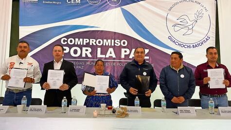 Firman candidatos de la Sierra Tarahumara pactos por la paz