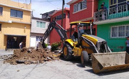 Hundimiento afecta al menos 10 casas en Naucalpan