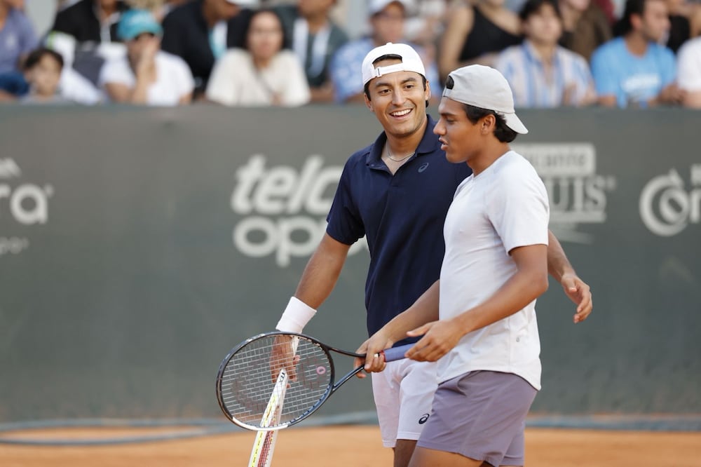Alex Hernández y Alan Magadán en el San Luis Tennis Open - Foto: MEXTENIS