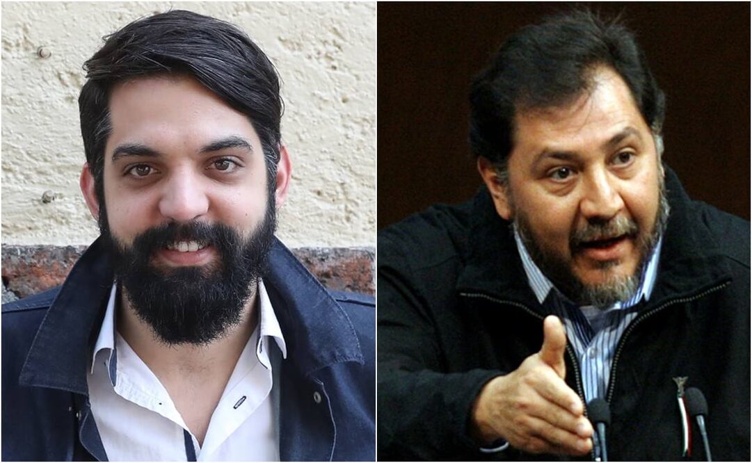 Antonio Attolini (izquierda) y Gerardo Fernández Noroña. Foto: ARCHIVO EL UNIVERSAL