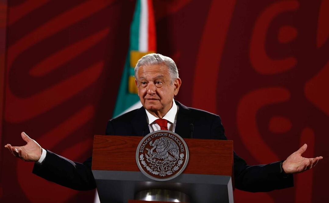 López Obrador dijo que el expresidente Calderón debe explicar por qué declaró la guerra al crimen organizado sin un análisis de la situación. Foto: Diego Simón Sánchez/EL UNIVERSAL