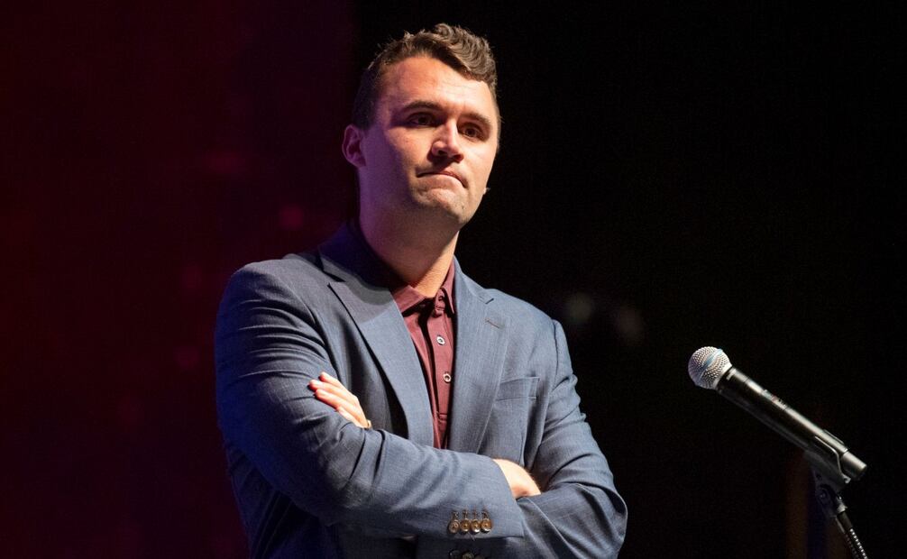 Charlie Kirk, influencer estadounidense baleado en Utah. (10/09/25) Foto: AP