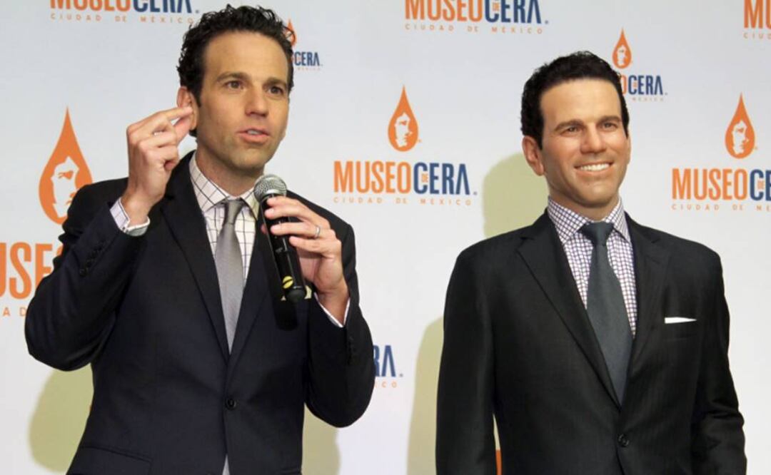 "Estoy sorprendido del parecido", declaró Loret sobre la figura de cera Foto: Carlos Mejía / AGENCIA EL UNIVERSAL