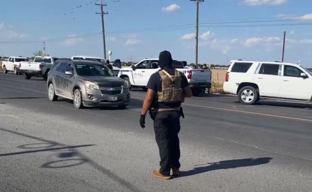 Heridos en carretera Reynosa-San Fernando (04/09/2025). Foto: Especial