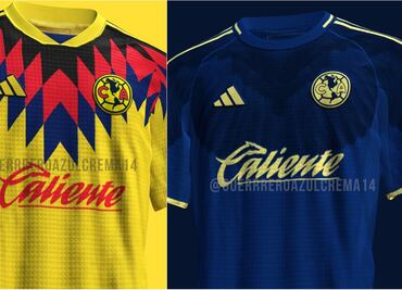América tendría espectaculares uniformes para la Liga MX; así serían todos los jerseys