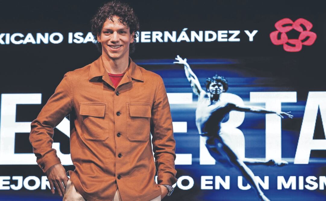 Isaac Hernández debutará el 13 de junio en el Metropolitan Opera House (MET) en Nueva York con El lago de los cisnes. Foto: de Berenice Fregoso. El Universal
