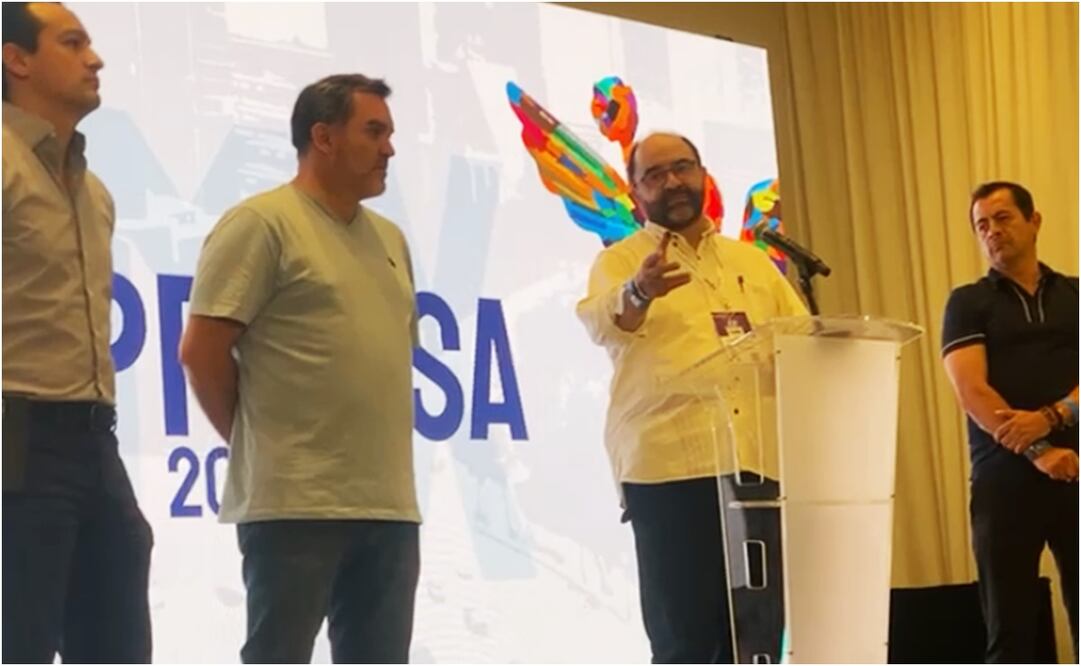 Federico Döring y Emilio Álvarez Icaza, voceros de la campaña del candidato a la Jefatura de Gobierno por la Alianza Va X la Ciudad de México, Santiago Taboada. Foto: Especial