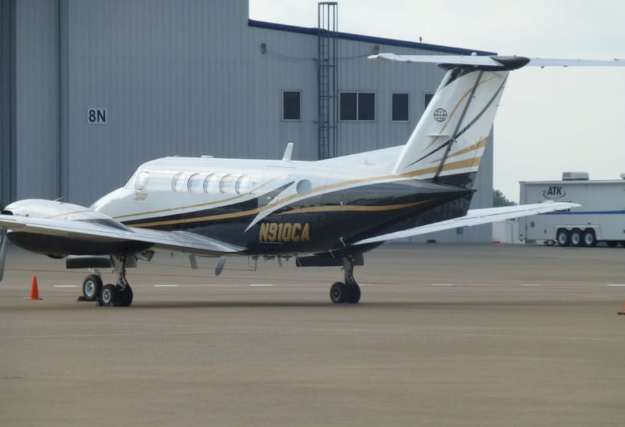 Modelo: Beechcraft Super King Air 200. Foto: FlightAware.com
