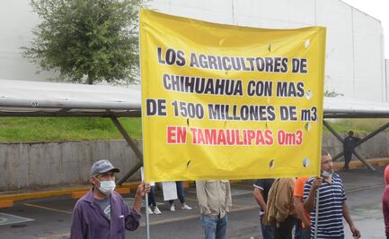 Protestan agricultores de Tamaulipas por trato preferente a Chihuahua