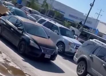 Balaceras y bloqueos causan pánico en Matamoros, Tamaulipas; dos elementos de la Guardia Estatal resultan heridos