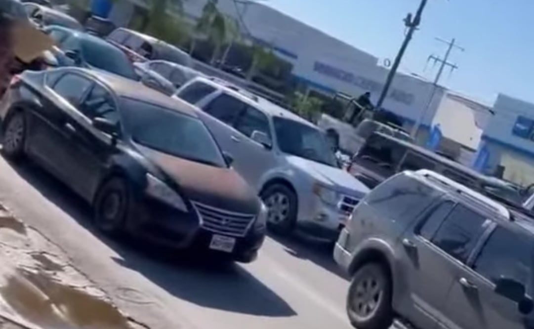 Reportan balaceras y bloqueos en Matamoros, Tamaulipas (03/09/2025). Foto: Especial