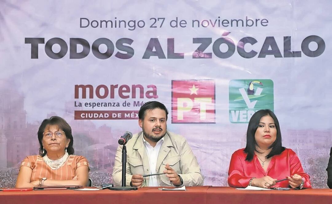 Dirigentes de Morena en la Ciudad de México convocaron a celebrar cuatro años de transformación en México.