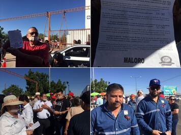 Protestan 400 empleados municipales en panteones de Sonora 