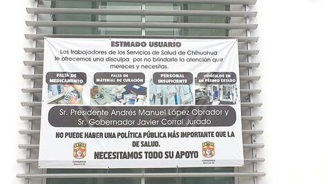 Médicos se disculpan... por falta de medicamento