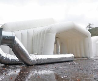 Prevén usar hospital inflable ante virus