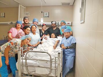 Itzel, la primera bebé de 2017 en la CDMX