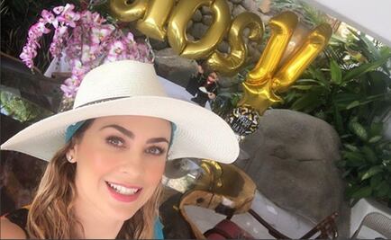 Aracely Arámbula encanta con foto en bikini