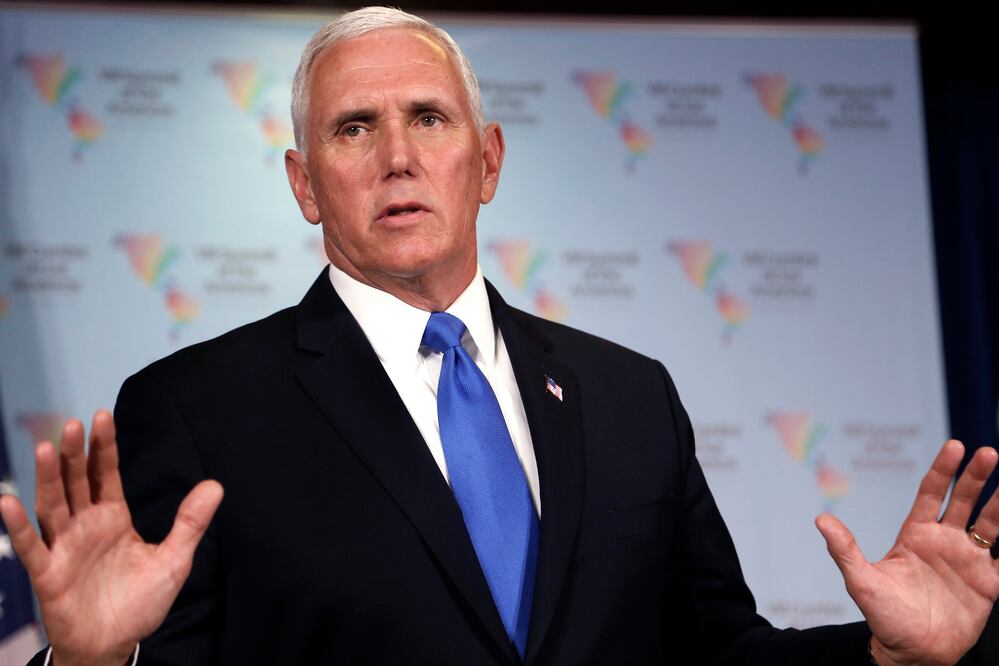 El vicepresidente de Estados Unidos, Mike Pence (Foto: AP)