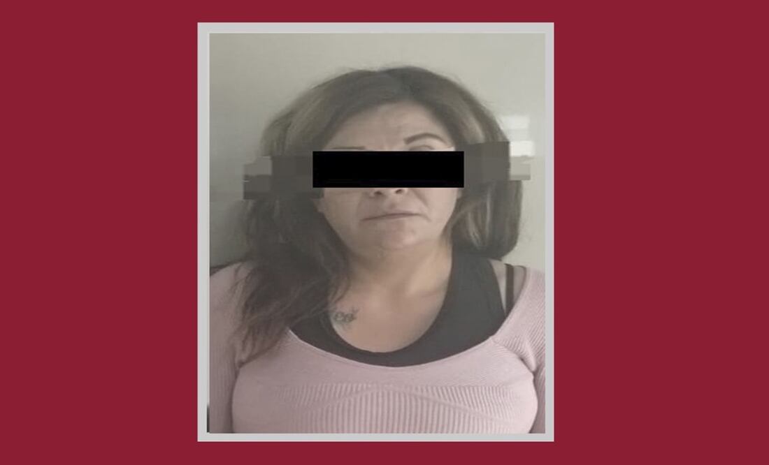 Guadalupe fue detenida en Venta de Carpio por personal de la Secretaría de Seguridad del Estado de México. Foto: Especial