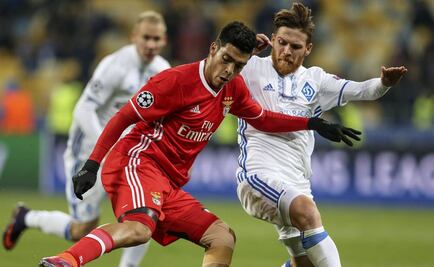 Raúl Jiménez juega en triunfo del Benfica