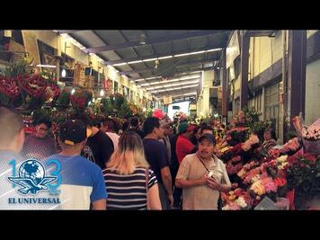 Flores adornan este 14 de febrero