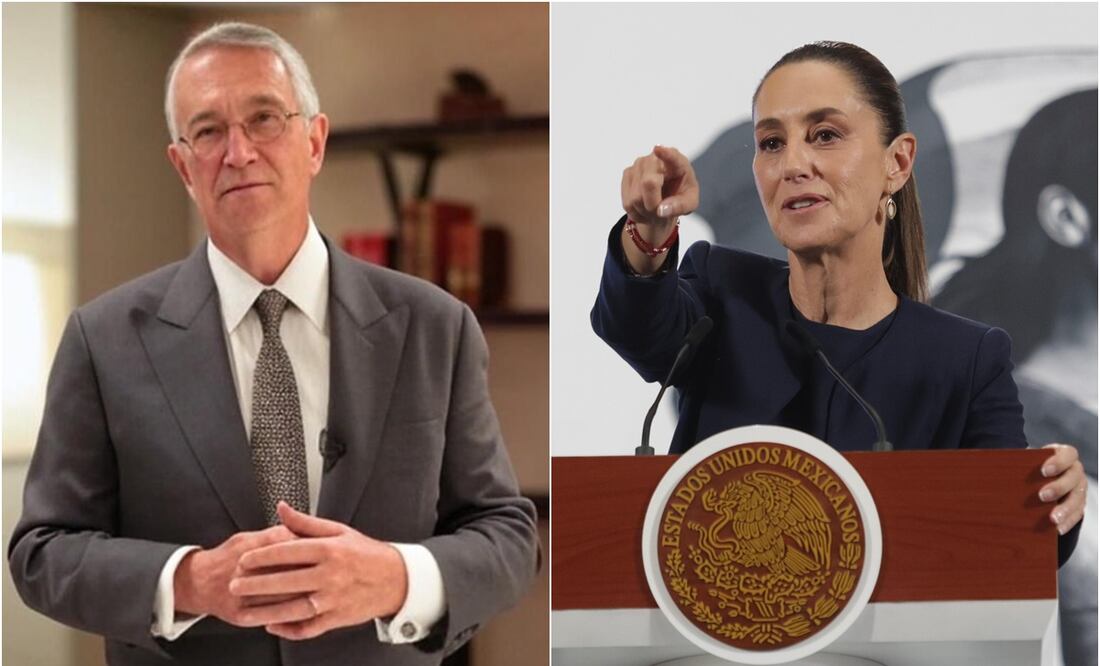 Por medio de la plataforma X, el fundador de Grupo Salinas rechazó las acusaciones. Foto: X y Carlos Mejía. EL UNIVERSAL