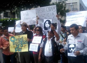 Protestan en Chiapas por caso de fotoperiodista