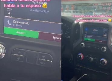 Llaman a su marido de un número “desconosido”; video se vuelve viral