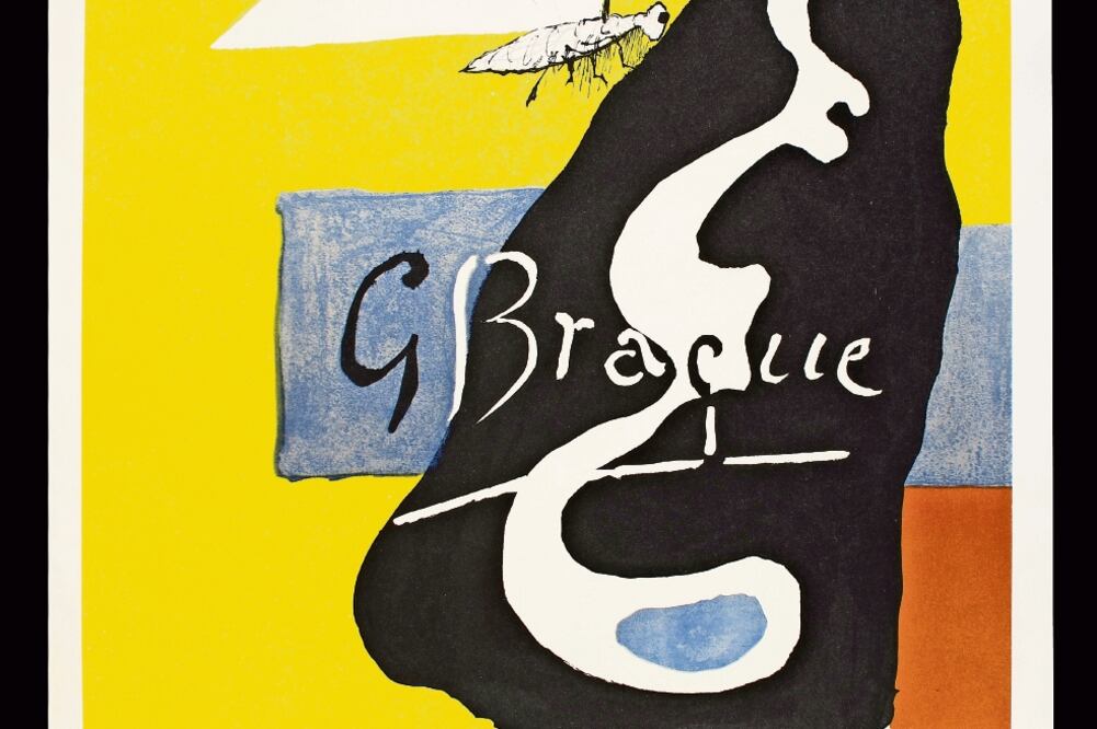 Cartel de Georges Braque, una de las obras que integran la exposición (CORTESÍA: MUSEO DE ARTE CARRILLO GIL (MACG))