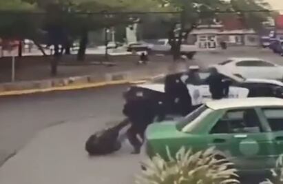Difunden video de riña entre policías de Monterrey
