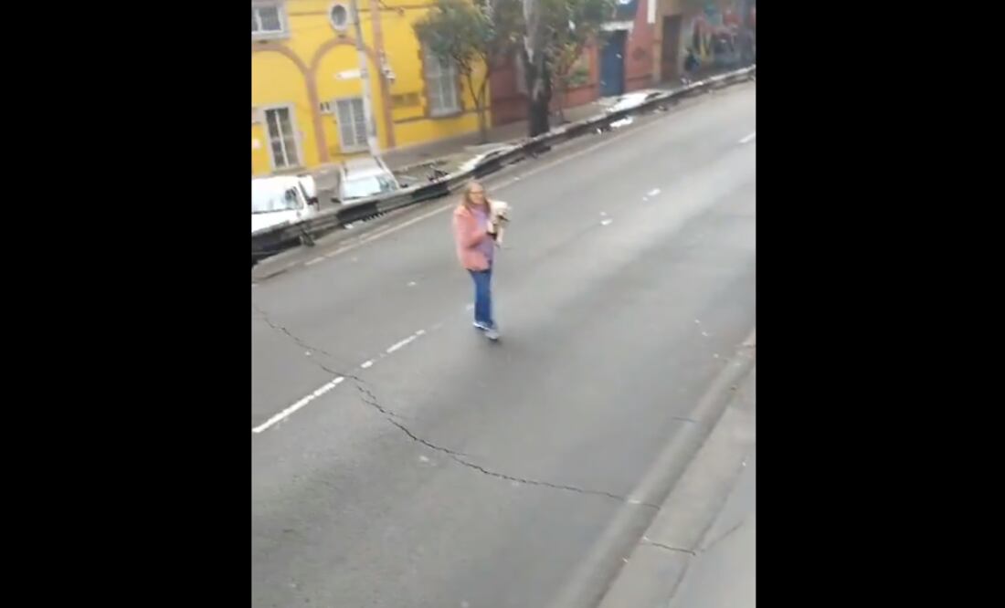 VIDEO Tras microsismos, se forma grieta en Periférico Sur