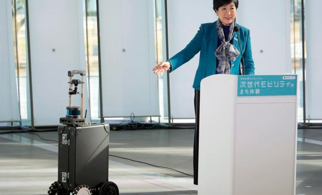 Crearon una maleta con inteligencia artificial. Foto: Twitter @ShowmundialShow