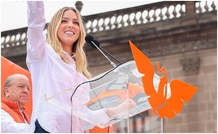 Mariana Rodríguez se registra por MC como aspirante a la alcaldía de Monterrey ante el IEEPC