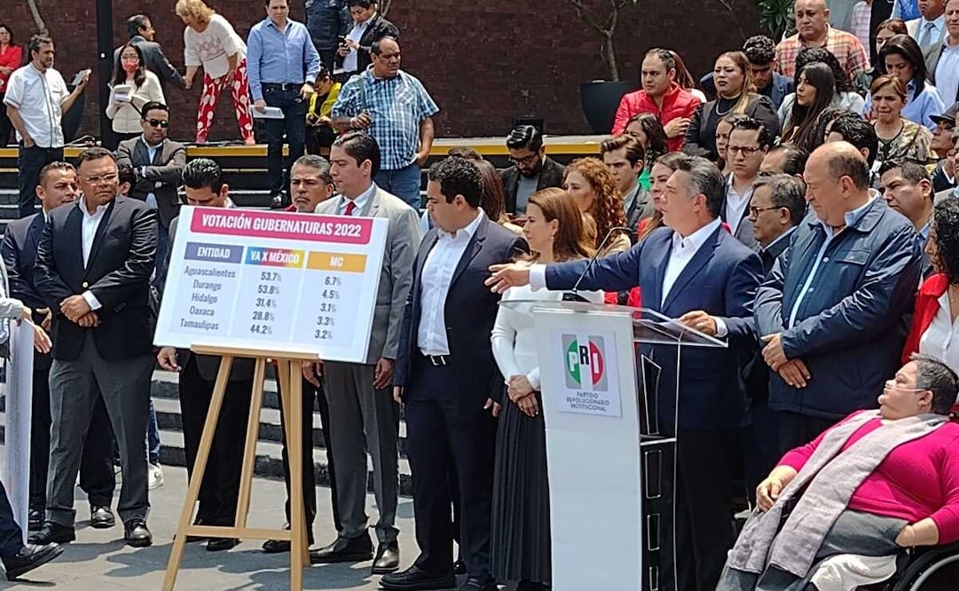 Alejandro Morena afirmó que si MC se une a Va Por México ganarían en las elecciones de este año y la presidencial del 2024. Foto: Enrique Gómez / EL UNIVERSAL
