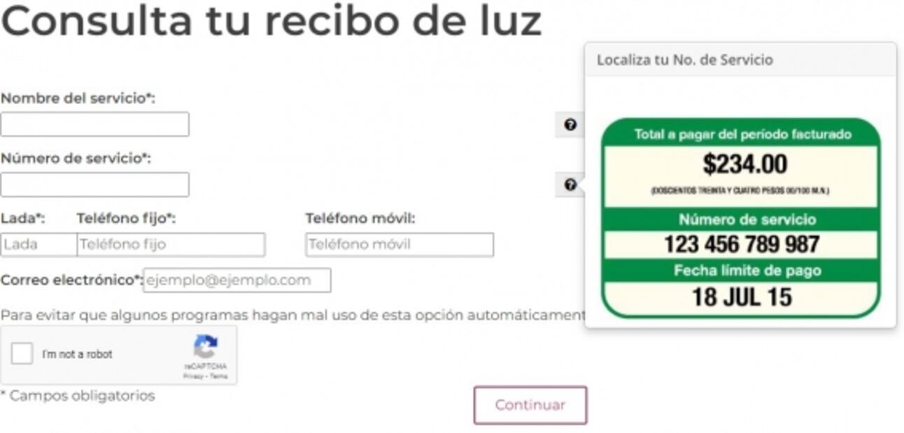¿Dónde y cómo puedo consultar mi recibo de luz de CFE?