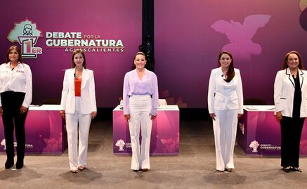 Predominan descalificaciones en debate de candidatas a la gubernatura de Aguascalientes