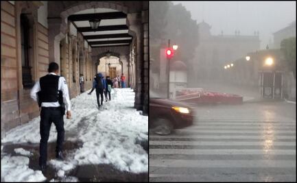 Lluvias dejan caídas de árboles y casas inundadas en Morelia